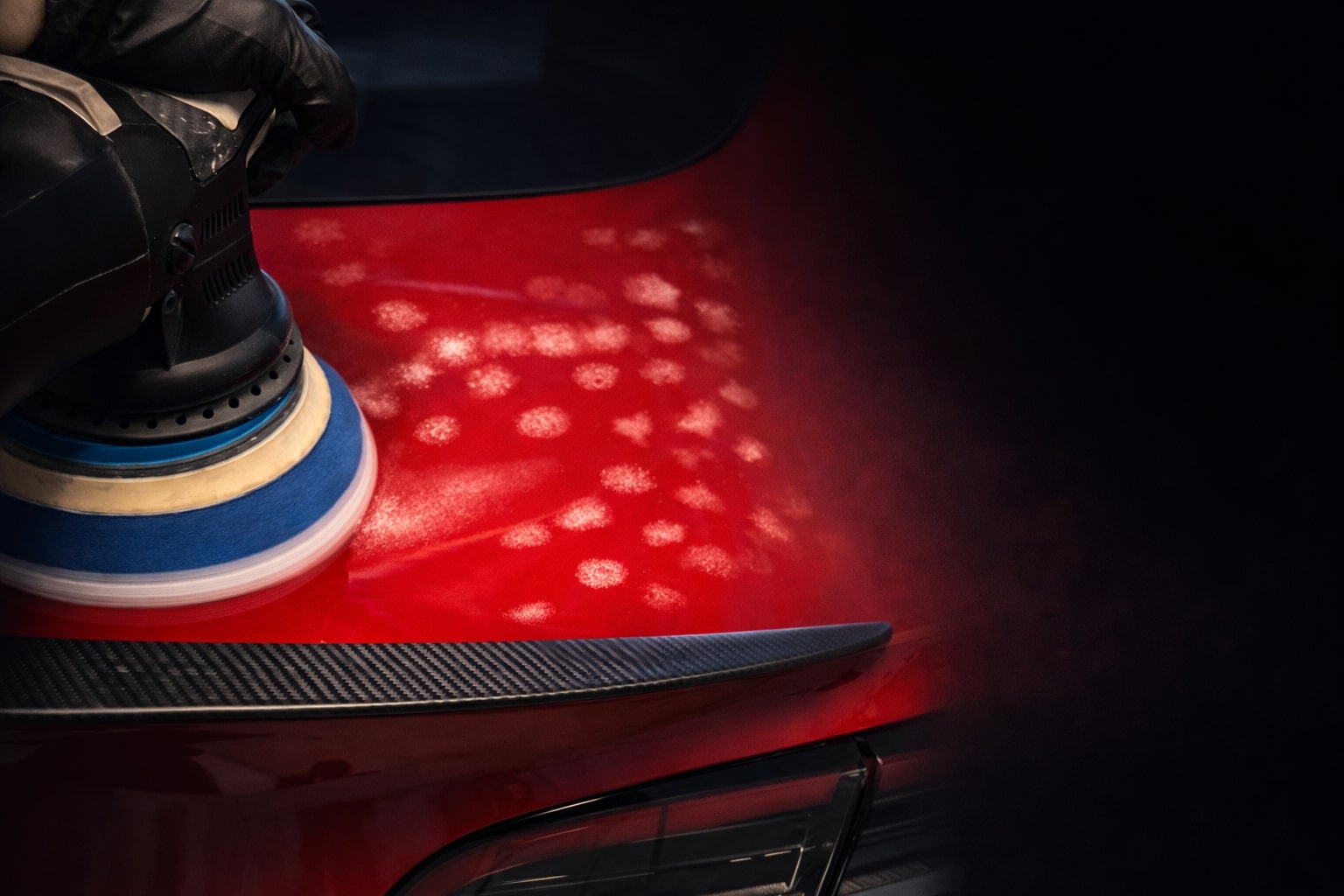 Paint correction in progress